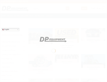 Tablet Screenshot of dpequip.net